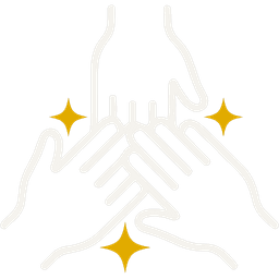 Belong hands together icon